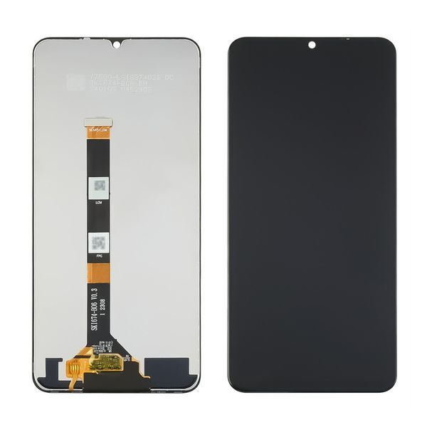 Дисплей Realme C51/ C53 + сенсор Black Чорний Service Pack (гарантія 3 міс.) 224201 фото