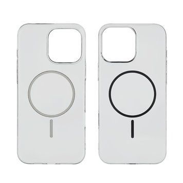 Чохол iPhone 15 Pro Max MagSafe Hard Case &mdash; Прозорий 322811 фото
