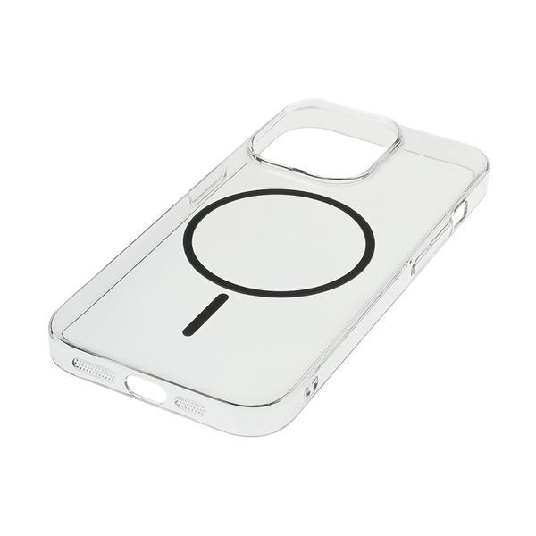 Чохол iPhone 15 Pro Max MagSafe Hard Case &mdash; Прозорий 322811 фото