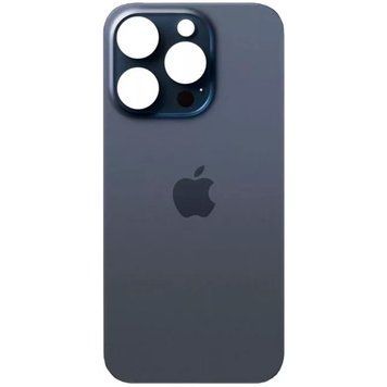 Задня кришка iPhone 15 Pro (великий виріз) Blue Titanium Original PRC 188559 фото