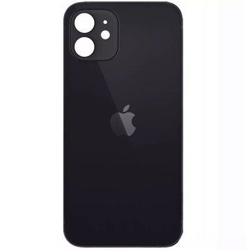 Задня кришка iPhone 12 (великий виріз) Black Original PRC 189088 фото