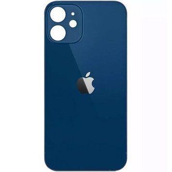 Задня кришка iPhone 12 (великий виріз) Blue Original PRC 189089 фото