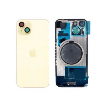Задня кришка iPhone 15 (зі склом камери) Yellow Original PRC 188591 фото