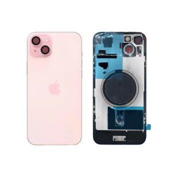Задня кришка iPhone 15 Plus (зі склом камери) Pink Original PRC 188628 фото