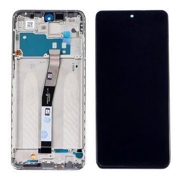 Дисплей Xiaomi Redmi Note 9 Pro Original PRC Silver з рамкою (гарантія 3 міс.) 213207-02 фото