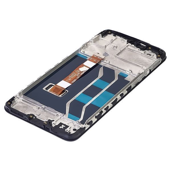 Дисплей Realme 5/ 5i/ 6i/ C3 + сенсор Black Чорний з рамкою (гарантія 3 міс.) 220352 фото