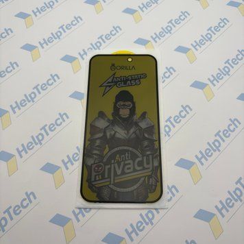 Захисне скло iPhone 14 Pro Max Anti-Static Privacy (0.3 мм) 225017-01 фото