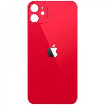 Задня кришка iPhone 11 (великий виріз) Red Original PRC 189333 фото